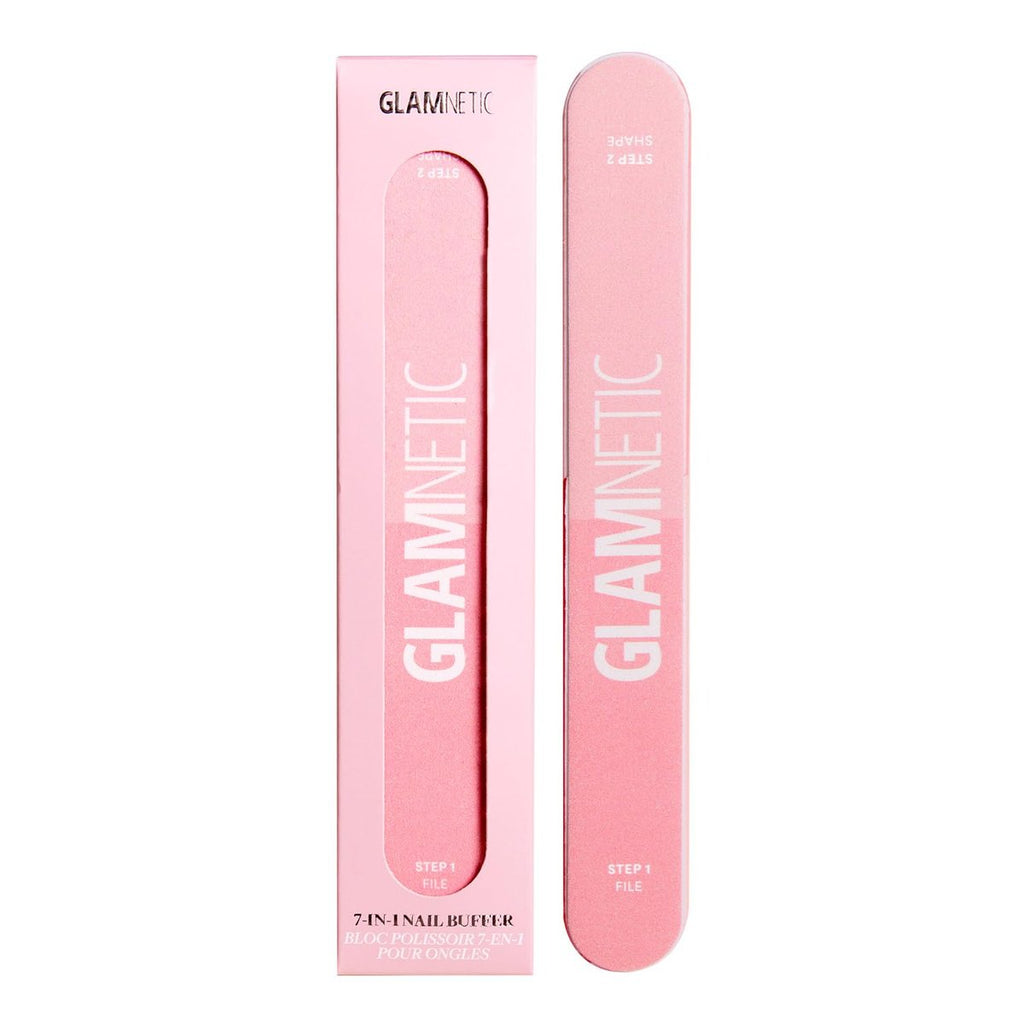 Glamnetic 7-in-1 Nail Buffer: All-in-One Nail Buffing Block for Filing, Shaping, Smoothing & Polishing